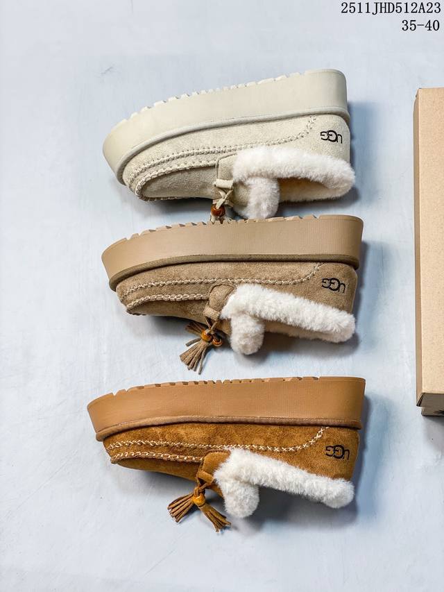 Ugg 雪地靴 Ugg Heritage Utility Sneaker 传统实用运动鞋 Ugg元素与经典运动鞋的氛围相结合，融合了传统与创新。鞋面采用全粒皮革