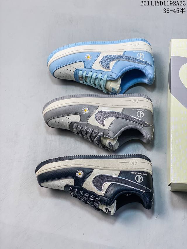 权志龙联名 海外限量发售！公司级Nike Air Force 1 ‘07 Low 空军一号 低帮 运动鞋 休闲鞋 折边针车 工艺难度大 原楦头原纸板 原装鞋盒