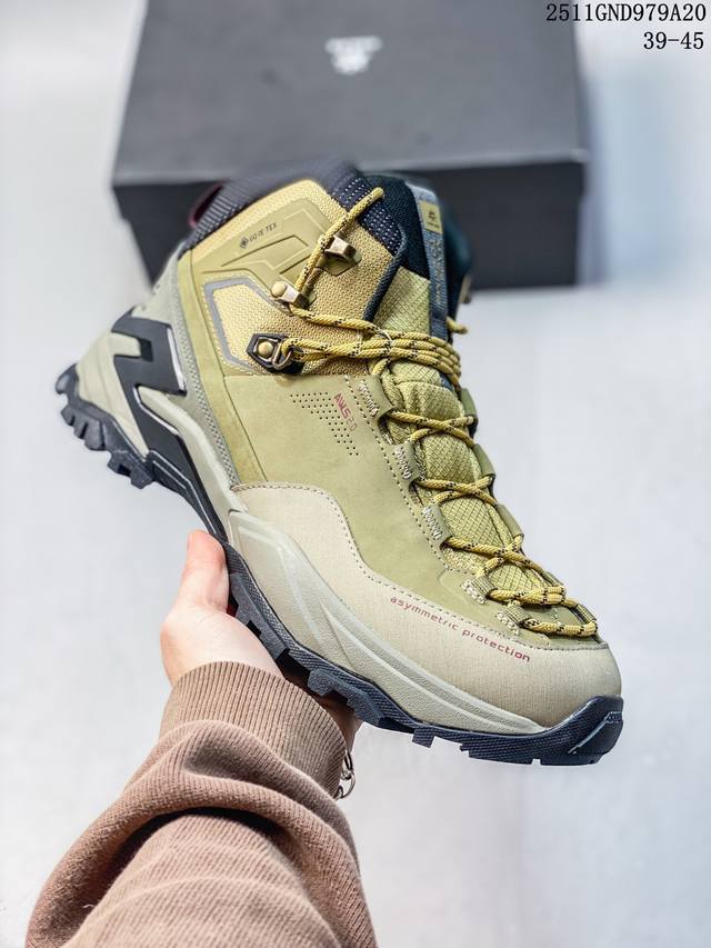 纯原凯乐石Kailas Mt5-2 Gtx Mid 运动户外 防水防滑 中帮登山徒步鞋 头层牛皮 全方面防护防撞 全掌调节系带 稳定前掌 防止前冲 中帮设计 保