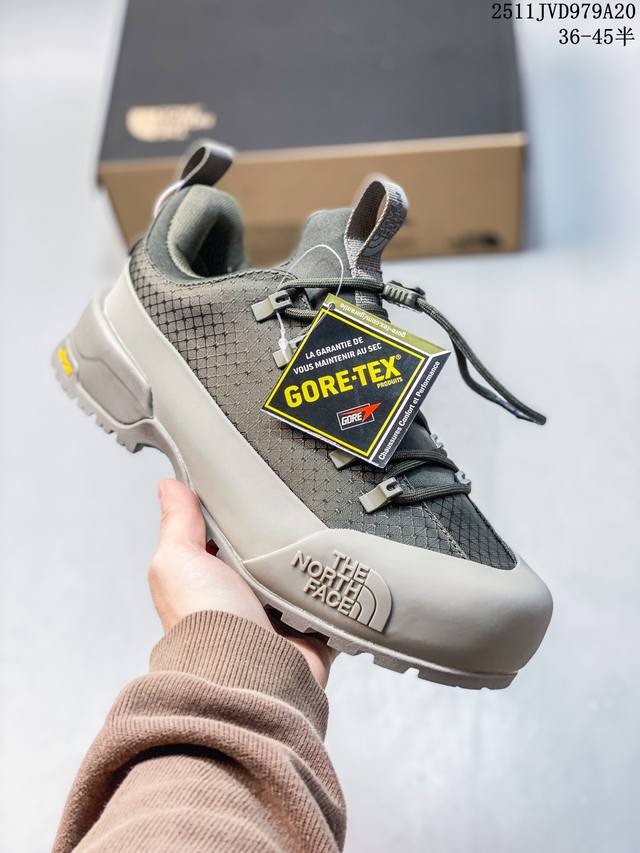 公司级北面The North Face Glenclyffe Low 舒适耐用防滑支撑 低帮 休闲跑步鞋 鞋底采用Vibram黄金大底 专门为鞋底设计的橡胶以出