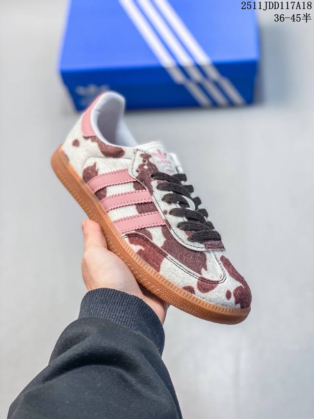 Adidas Originals Samba Og 阿迪达斯三叶草 桑巴舞系列绅士德训足球风百搭低帮休闲运动板鞋 货号:Kk2239 尺码:35.5 36 36