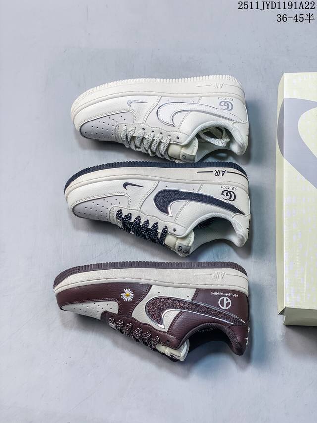 权志龙联名 海外限量发售！公司级Nike Air Force 1 ‘07 Low 空军一号 低帮 运动鞋 休闲鞋 折边针车 工艺难度大 原楦头原纸板 原装鞋盒