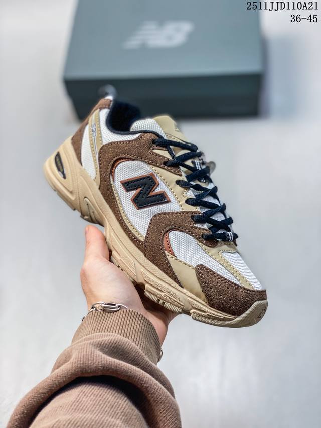 新百伦 Nb530 New Balance 530 复跑古鞋Nb530这鞋双确实是Nb家经复典古款式之一，以全科新技诠释，成打功造530鞋款。鞋面保在持530基