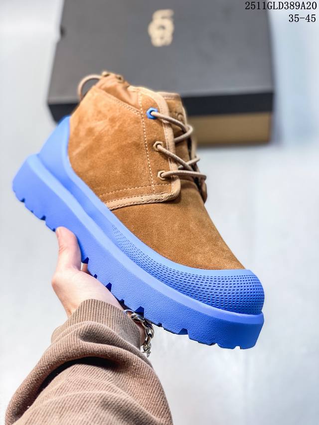 市面顶级版本 Ugg 塔斯曼中筒 王一博同款 4Cm厚底 长筒 小红书爆款 广州外贸大厂生产 鞋头到鞋垫真羊皮毛一体 独立外盒包装 芯片 带防水工艺 区别市面任