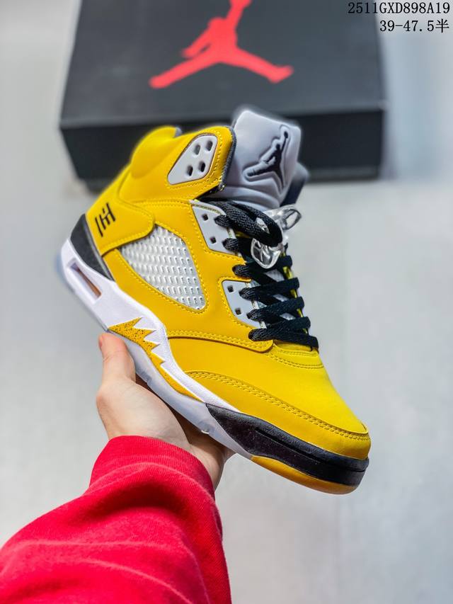 Nike Air Jordan 5 Retro Sngl Dy“ Aj5 乔5 东京限定 减震防滑篮球鞋原楦原纸板 原厂材料开发 细节把控到位 主供外贸客户 打
