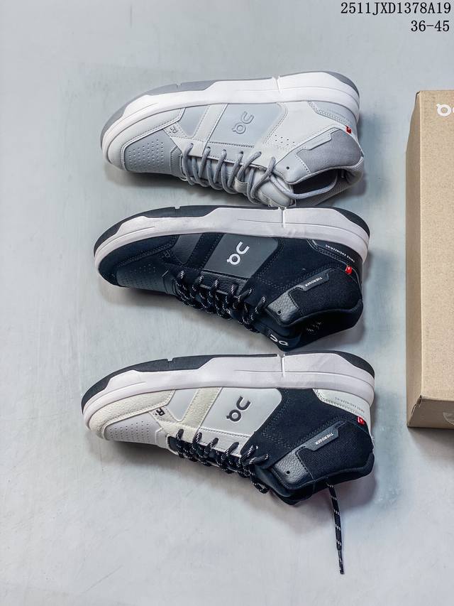 On昂跑 The Roger Clubhouse 高邦 户外街头机能风跑步鞋 越界开启全新都市探索 Cloudtec专利科技鞋底搭载耐温耐用革新中底泡棉 同时以