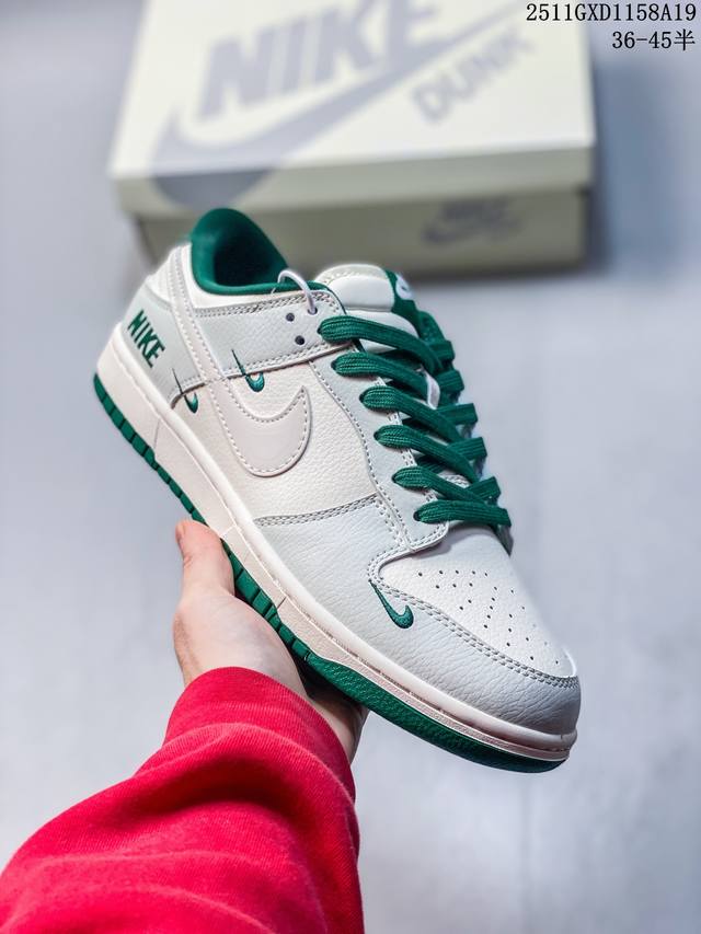 海外爆款限量发售！Nike Sb Dunk Low“ Nike绿 抹茶绿” 周年高端定制 低帮休闲板鞋 定制鞋盒 大厂纯原品质出货 超高清洁度 皮料切割干净无任