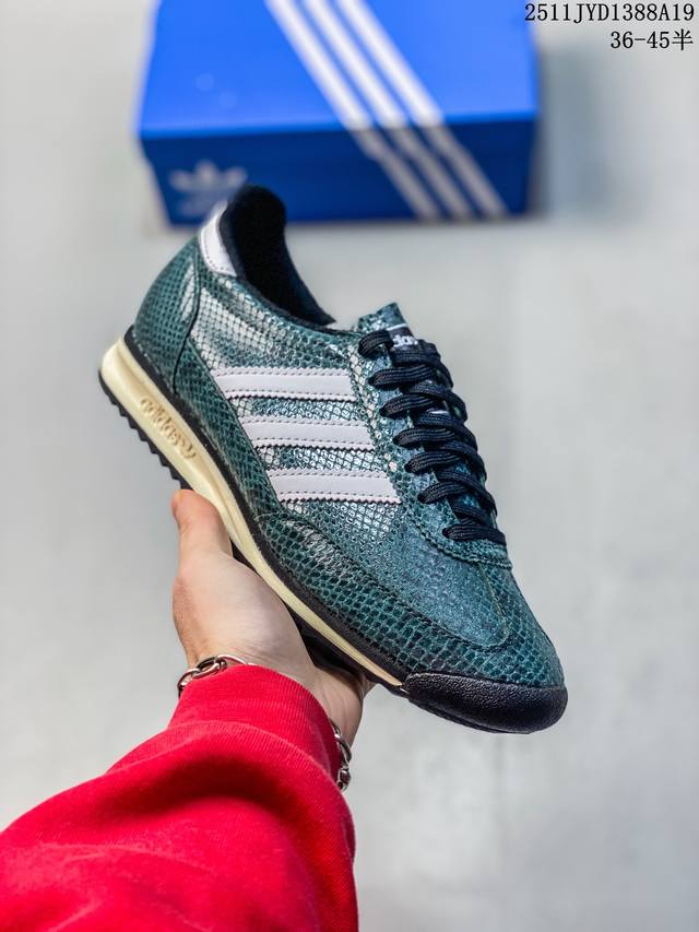 公司级Adidas Sl 72 Og 阿迪达斯 三叶草 复古休闲跑步鞋休闲运动鞋 货号:Js3982 尺码:36-45半码 11Jyd1388A19