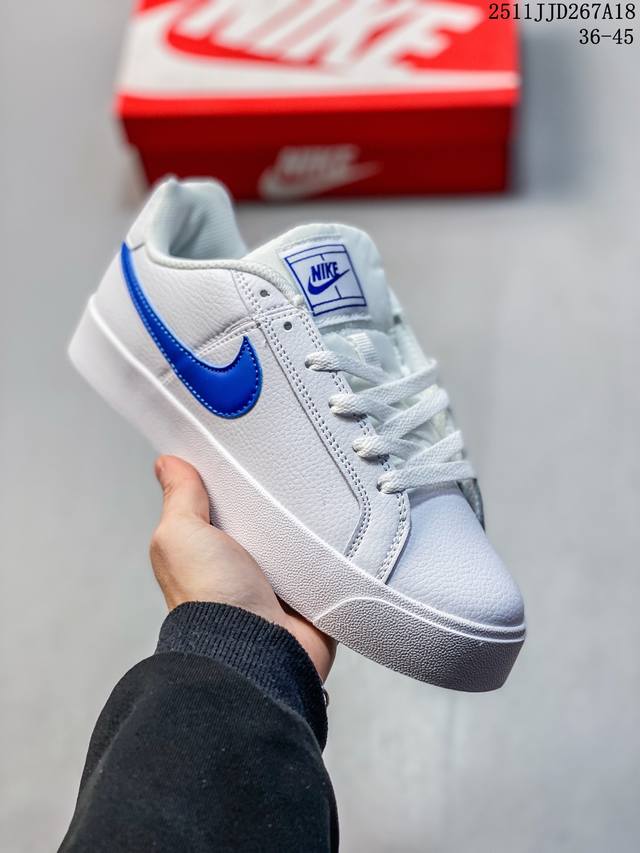 Nike Court Royale Ac 包裹性支撑 低帮 板鞋 男女款 11Jjd267A18
