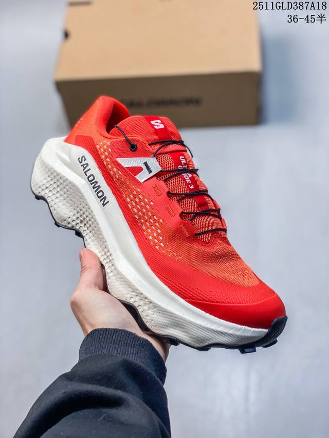 莞产纯原 Salomon萨洛蒙 S Lab Ultra Glide 3 柔软舒适防滑耐磨 低帮跑步鞋 Salomon诞生于1947年的法国阿尔卑斯山区，全球知名