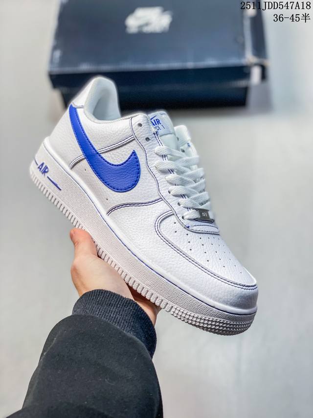 真标 带半码 Nike Air Force 1 空军一号低帮百搭运动板鞋 11Jdd547A18