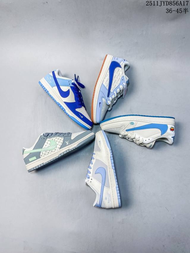 海外爆款限量发售！Travis Scott X Fragment Design X Jordan Air Jordan 1 Low Og Sp “古驰联名 蓝勾