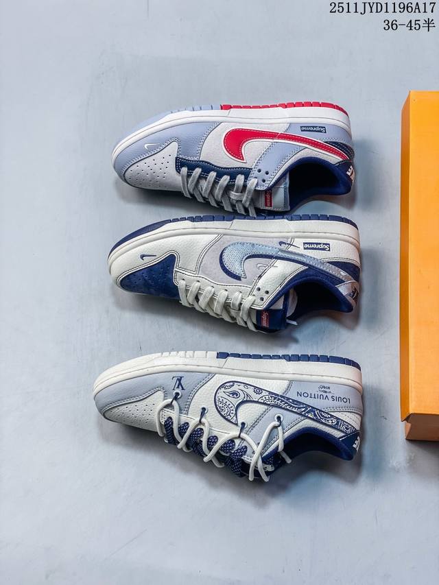 海外爆款限量发售！公司级 Nike Sb Dunk Low“Sup联名 猪八红勾” 周年高端定制 低帮休闲板鞋 定制鞋盒 大厂纯原品质出货 超高清洁度 皮料切割