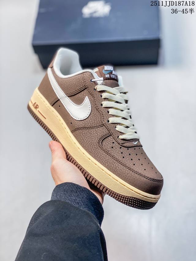 Nike Air Force 1 Low 耐克空军一号低帮板鞋 牛皮材质 真标带半码 Size:36-45码 #2Qss22251026 11Jjd187A18