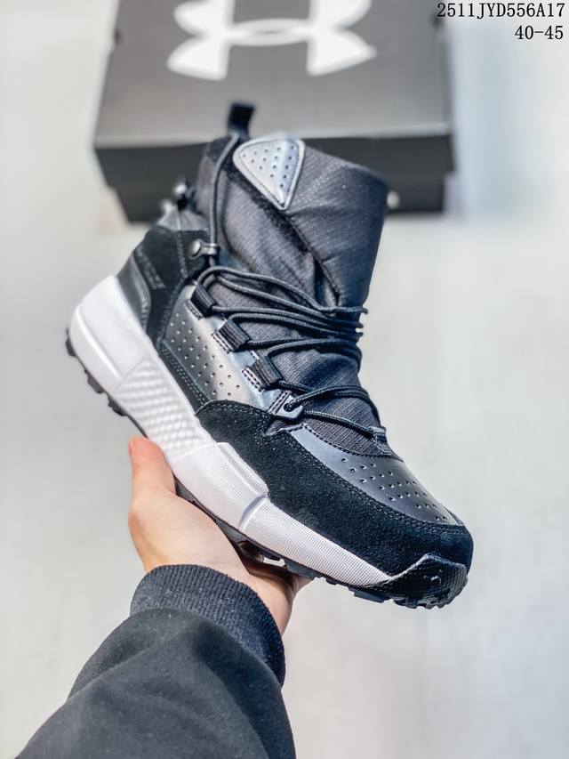 简介：真标Under Armour Ua Loadout Trek 安德玛 保暖防滑 户外越野防水功能鞋 鞋款利用机能 户外 复古元素将都市型格与户外机能无缝结