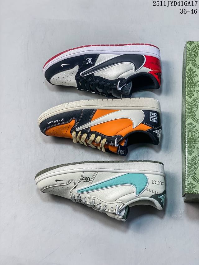 乔丹 Air Jordan 1 Low Og Sp Aj1 乔1联名倒勾低帮文化休闲板鞋 Lx1988 700 11Jyd416A17