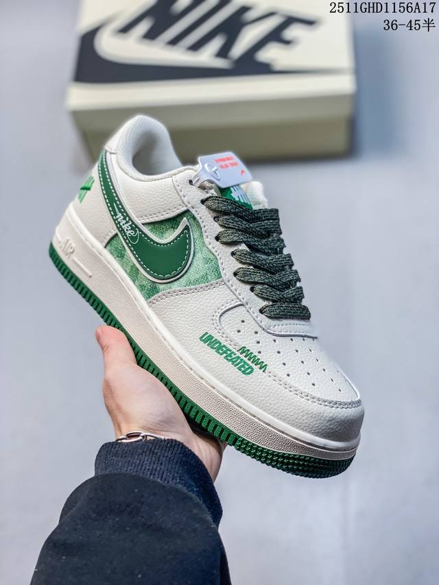 海外限量发售！公司级Nike Air Force 1 '07 Low “Un联名 扎染绿”空军一号 低帮 运动鞋 休闲鞋 折边针车 工艺难度大 原楦头原纸板 原