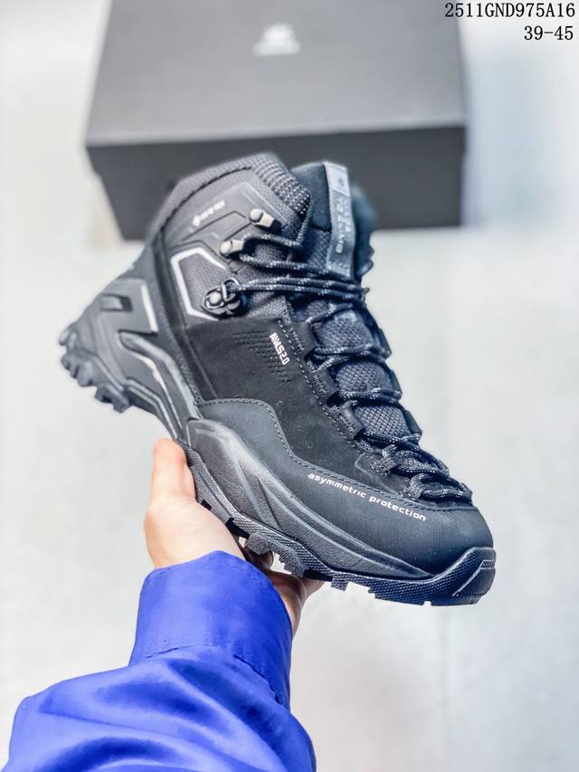 纯原凯乐石Kailas Mt5-2 Gtx Mid 运动户外 防水防滑 中帮登山徒步鞋 头层牛皮 全方面防护防撞 全掌调节系带 稳定前掌 防止前冲 中帮设计 保