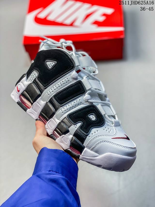 耐克Nk Wmns Air More Uptempo University Blue 大Air 皮蓬经典高街百搭篮球鞋 111720426 36-45 4150