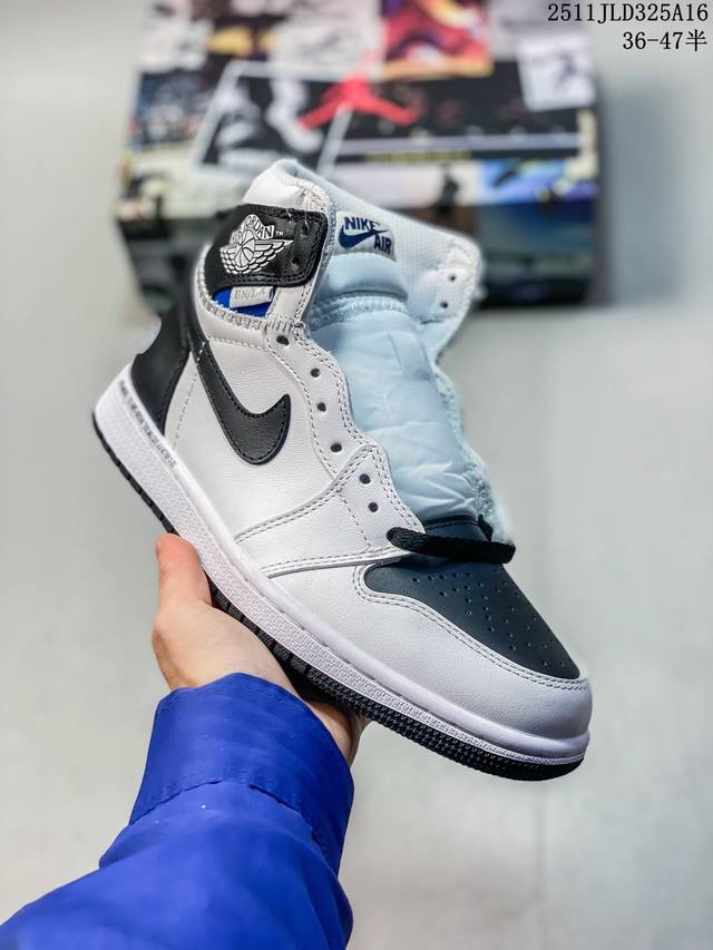 公司级 耐克 Nike Air Jordan 1 Retro High Aj1乔丹一代高帮经典复古文化休闲运动篮球鞋 货号:117282-100 尺码:36 3