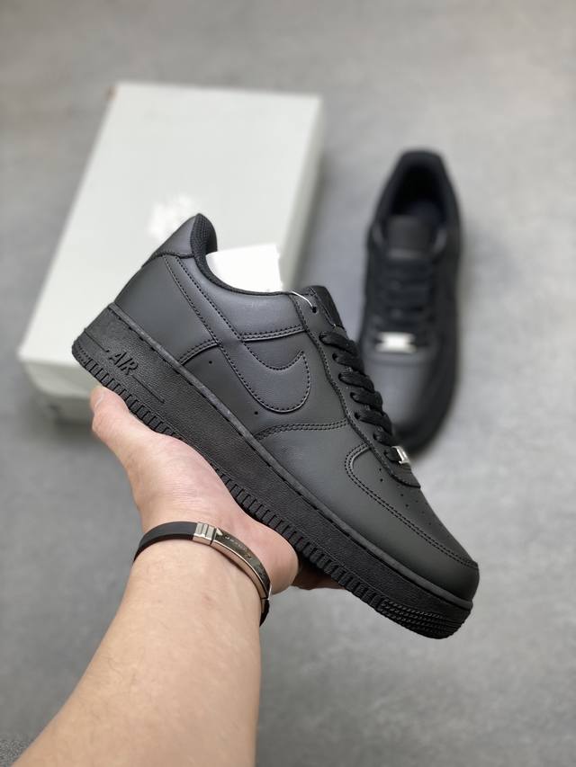 超级福利长期补货 无敌特价 最强销量版本 Nk Air Force 1 Mid 空军全黑 客供模具、原材料，内置Solo气垫 原楦头纸板 市面唯一独家原厂渠道