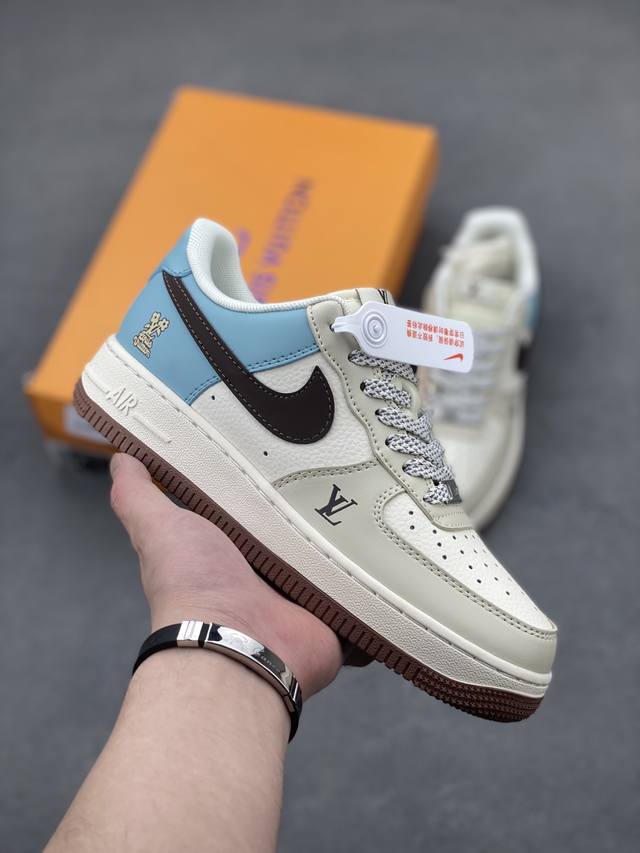 官方爆款定制 公司级 Nike Air Force 1 Low’07 空军一号低帮休闲板鞋 定制皮料 定制鞋盒 配件齐全 原楦原纸板 纯正空军版型 内置全掌气垫