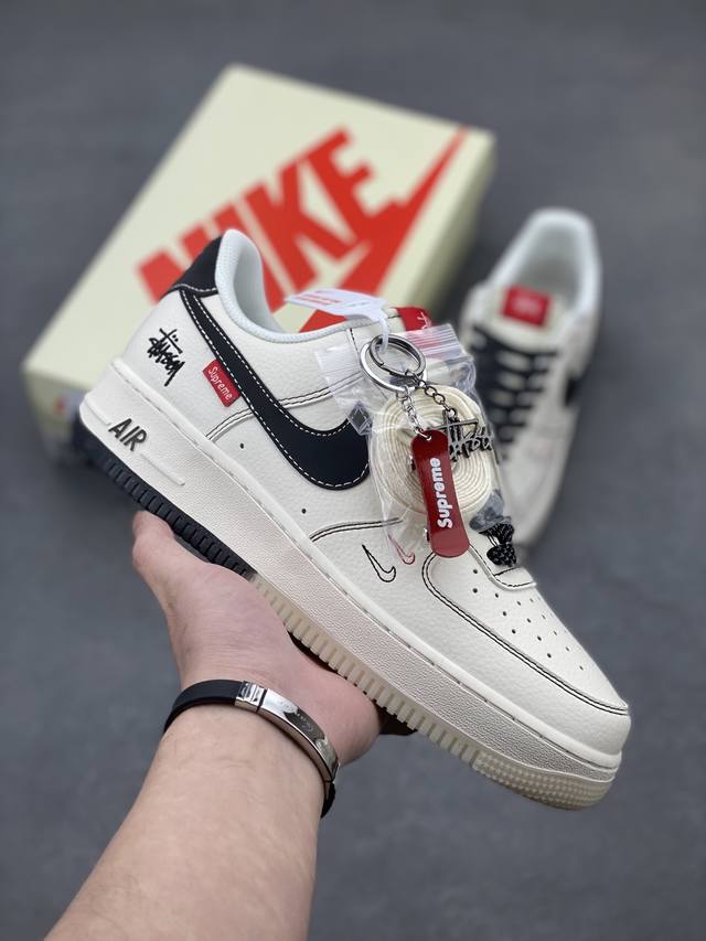 海外限量发售！公司级Nike Air Force 1 '07 Low 空军一号 低帮 运动鞋 休闲鞋 折边针车 工艺难度大 原楦头原纸板 原装鞋盒 定制五金配件