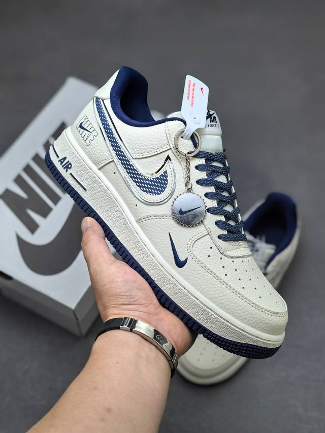 Nike Air Force 1 Low Nike天际蓝 原楦头原纸板 打造纯正空军版型 专注外贸渠道 全掌内置蜂窝气垫 原盒配件 原厂中底钢印、拉帮完美 货号