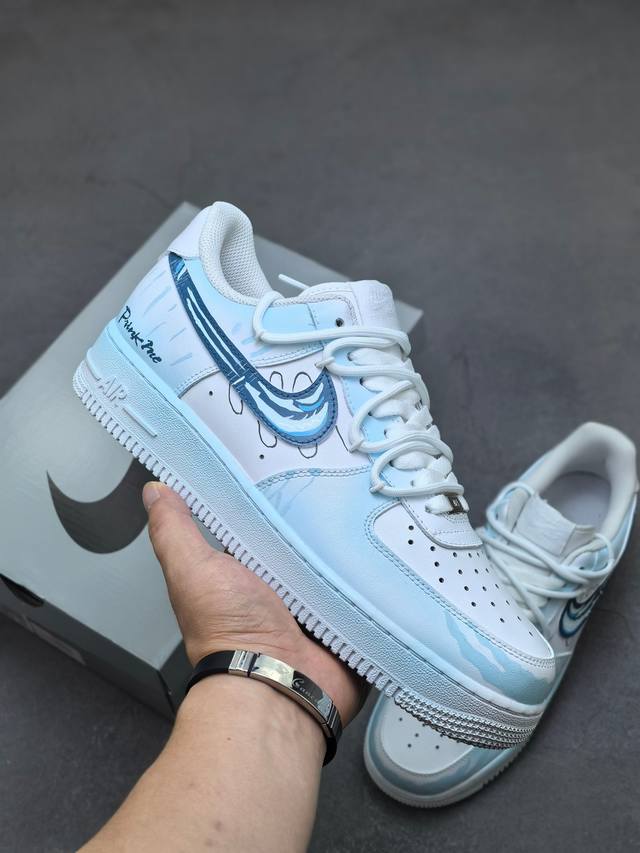 海外爆款限量发售！公司级Nike Air Force 1 '07 Low 空军一号 高端定制 低帮 运动鞋 休闲鞋 折边针车 工艺难度大 原楦头原纸板 原装鞋盒