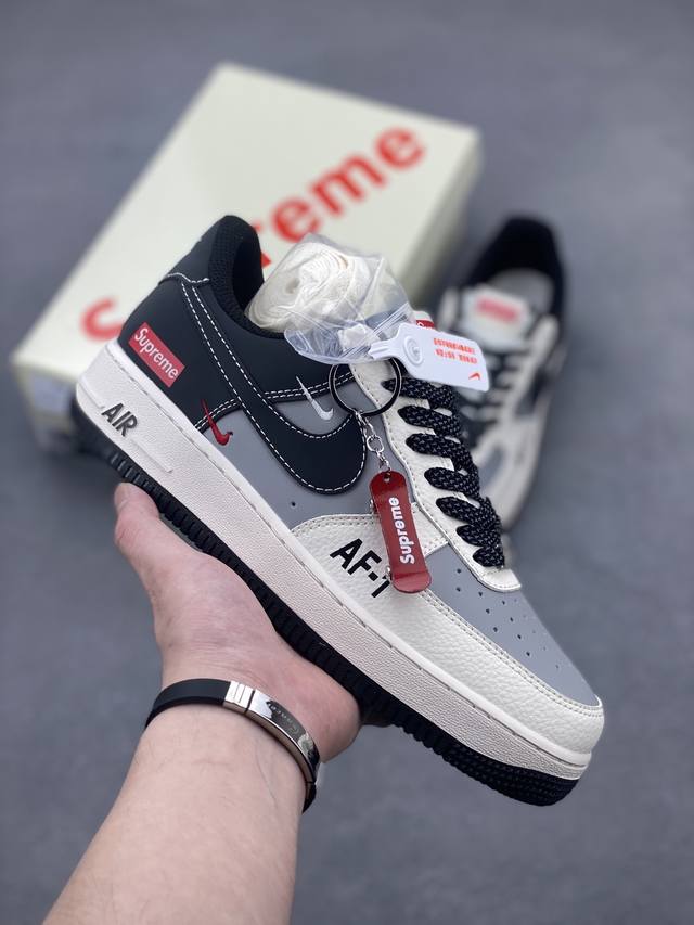海外限量发售！公司级Nike Air Force 1 '07 Low 空军一号 低帮 运动鞋 休闲鞋 折边针车 工艺难度大 原楦头原纸板 原装鞋盒 定制五金配件
