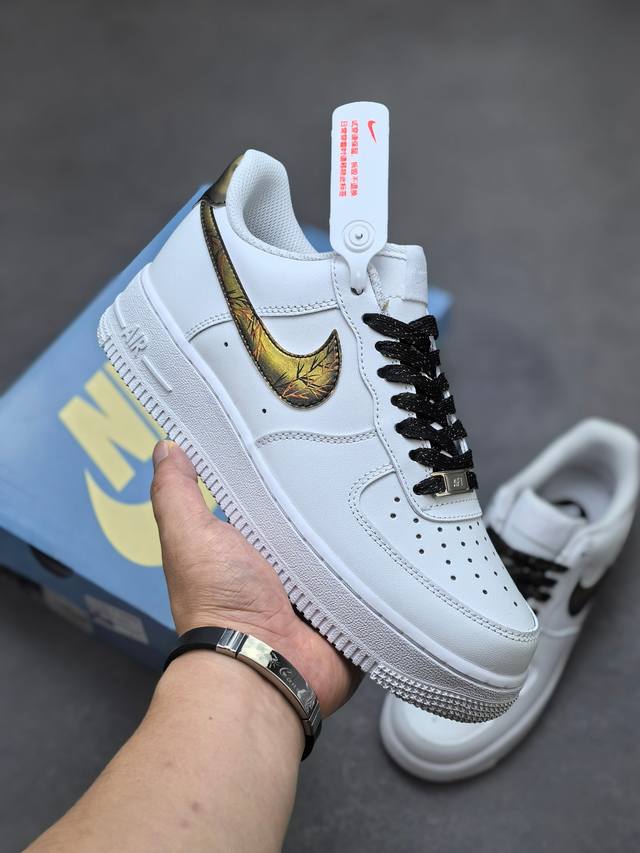 海外爆款限量发售！公司级Nike Air Force 1 '07 Low 空军一号 高端定制 低帮 运动鞋 休闲鞋 折边针车 工艺难度大 原楦头原纸板 原装鞋盒