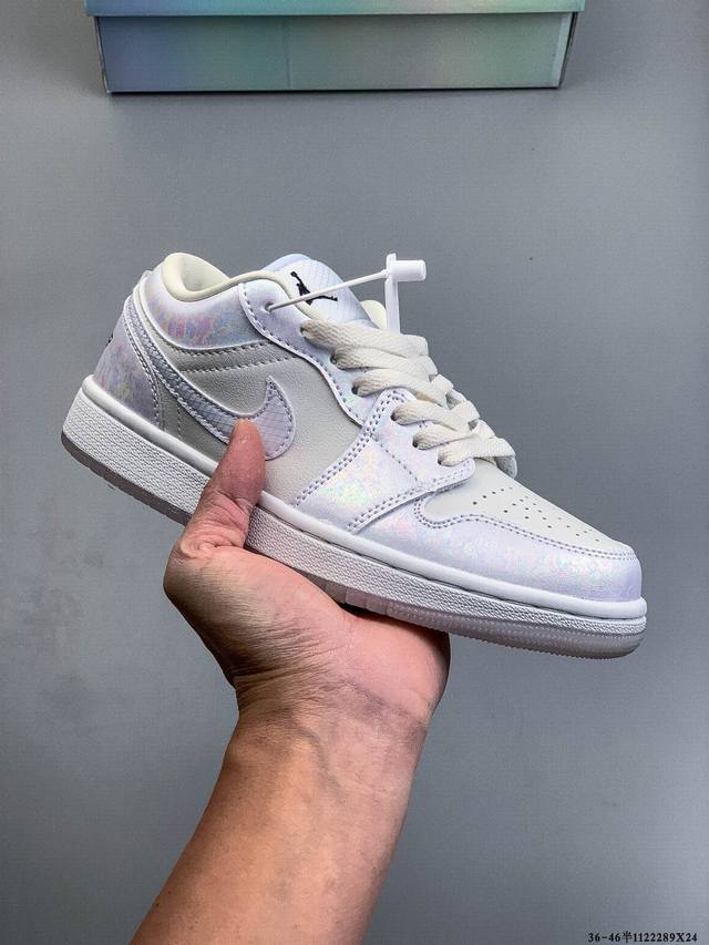 二层真标！耐克Nike Air Jordan Low 1 乔1低帮经典休闲鞋 1122289X24