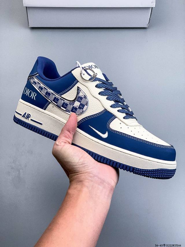 纯原版本 原楦数据纸版，采用硬质优质皮革鞋面材质，内置全掌Air Sole气垫。耐克 Nike Air Force 1 Low 空军一号低帮经典百搭休闲运动板鞋