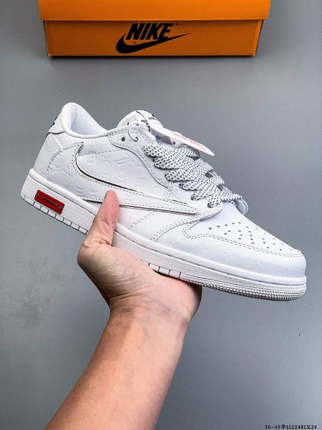 二层真标！耐克Nike Air Jordan Low 1 乔1低帮经典休闲鞋 1122481X24