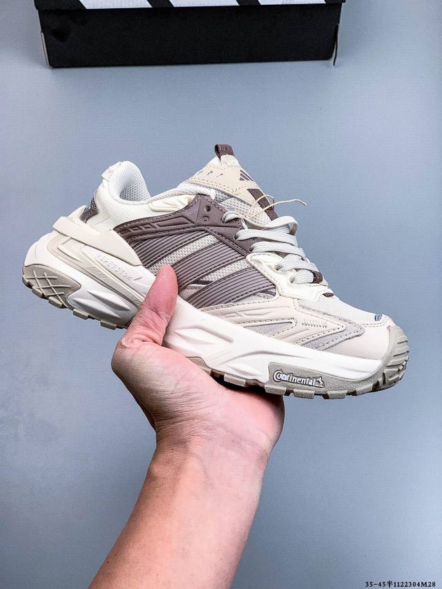 公司级 Adidas Xlg Storm Edge 阿迪达斯 舒适 防滑 老爹鞋 鞋面由轻薄透气的网布制成 提供卓越的空气流通性能 中底使用品牌独有的Bounc