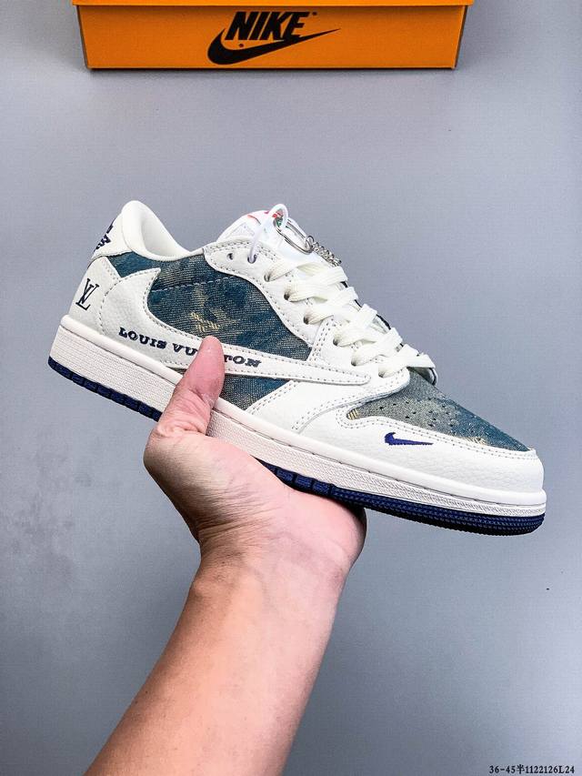 二层真标！耐克Nike Air Jordan Low 1 乔1低帮经典休闲鞋 1122126L24