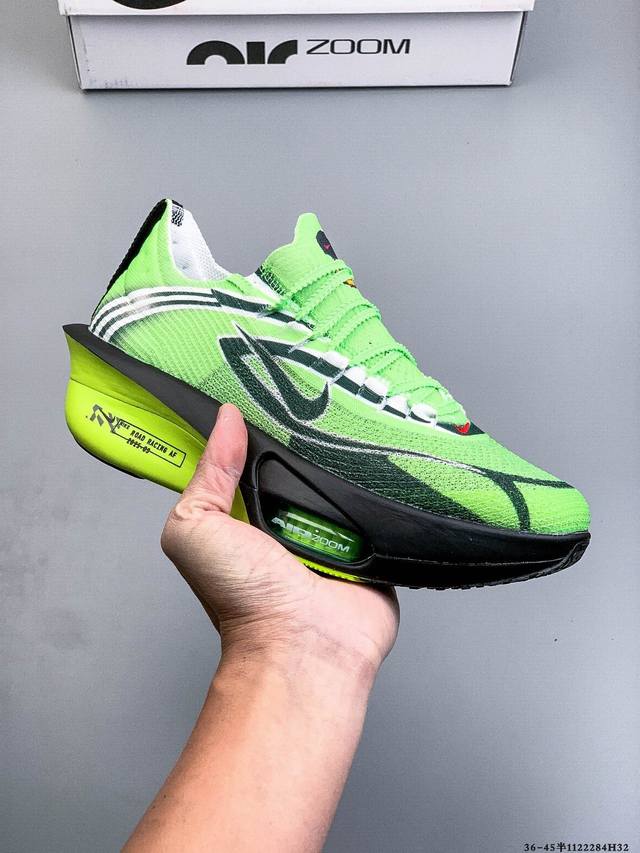 公司级 Nike Air Zoom Alphafly Next%3 耐克 耐磨透气支撑平衡 低帮 气垫 马拉松跑步鞋 新品发布 整体采用前作的设计语言 并且对后