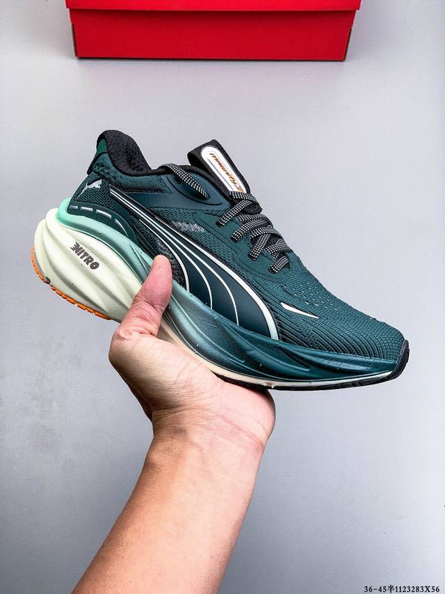 纯原puma Deviate Nitro 3 彪马 缓震训练跑鞋透气 舒适防滑耐磨 低帮 休闲跑步鞋 大底采用的是puma的大底pumagrip 在任何条件下都