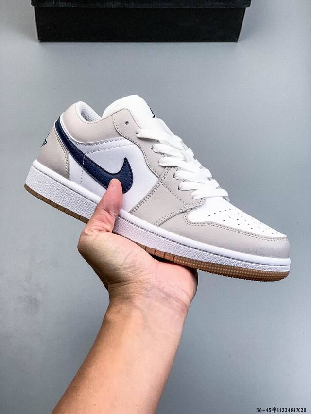 二层真标！耐克Nike Air Jordan Low 1 乔1低帮经典休闲鞋 1123481X20