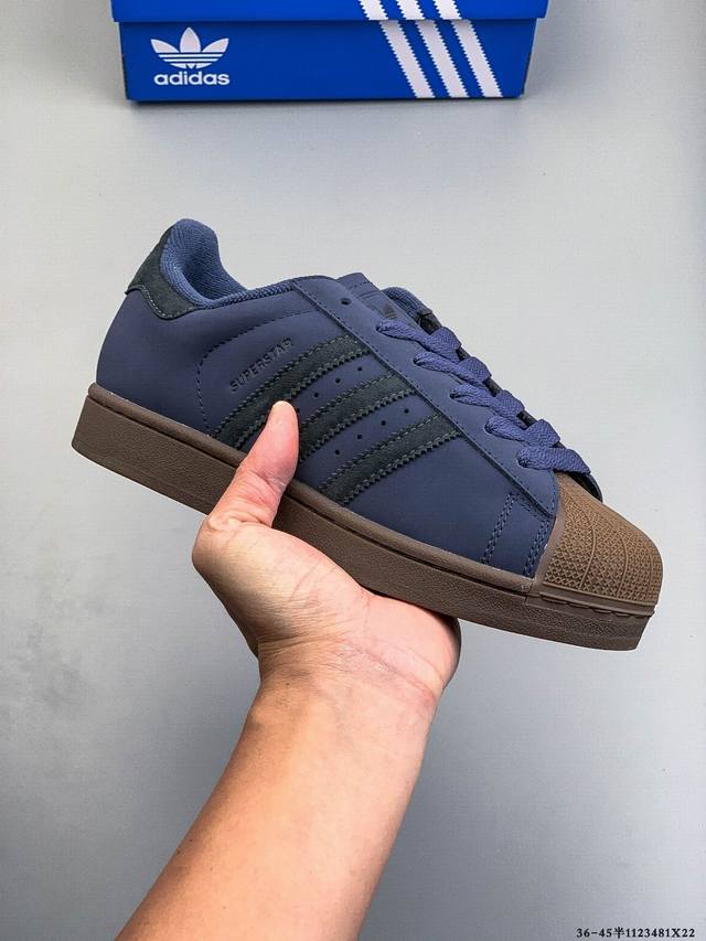公司级！阿迪达斯Adidas Superstar 贝壳头经典百搭休闲板鞋 1123481X22