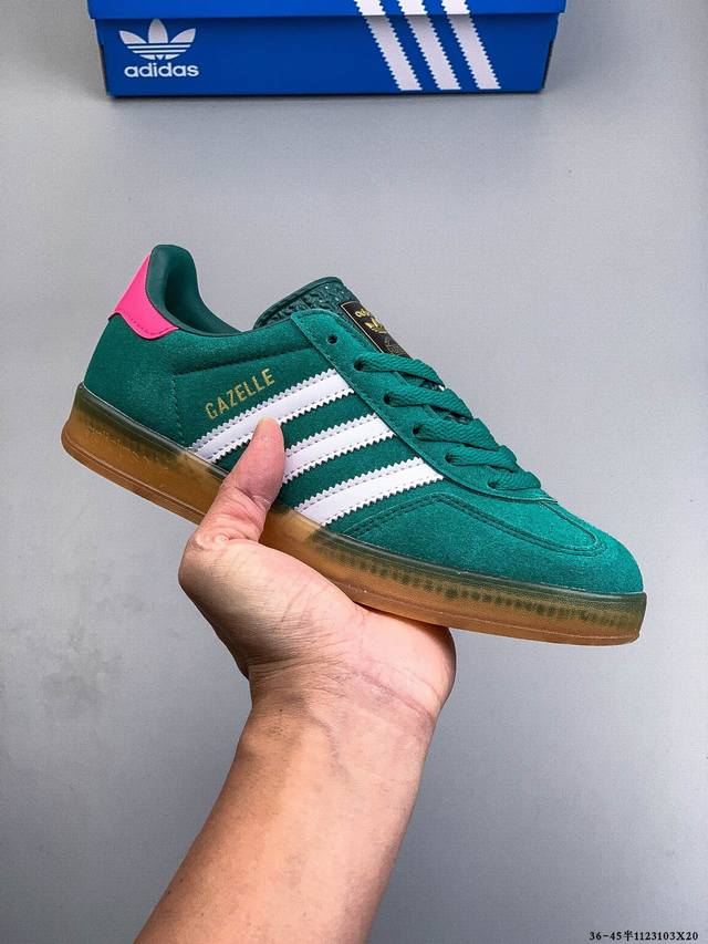 真标半码！阿迪达斯Adidas Gazelle 低帮复古百搭休闲运动板鞋 1123103X20