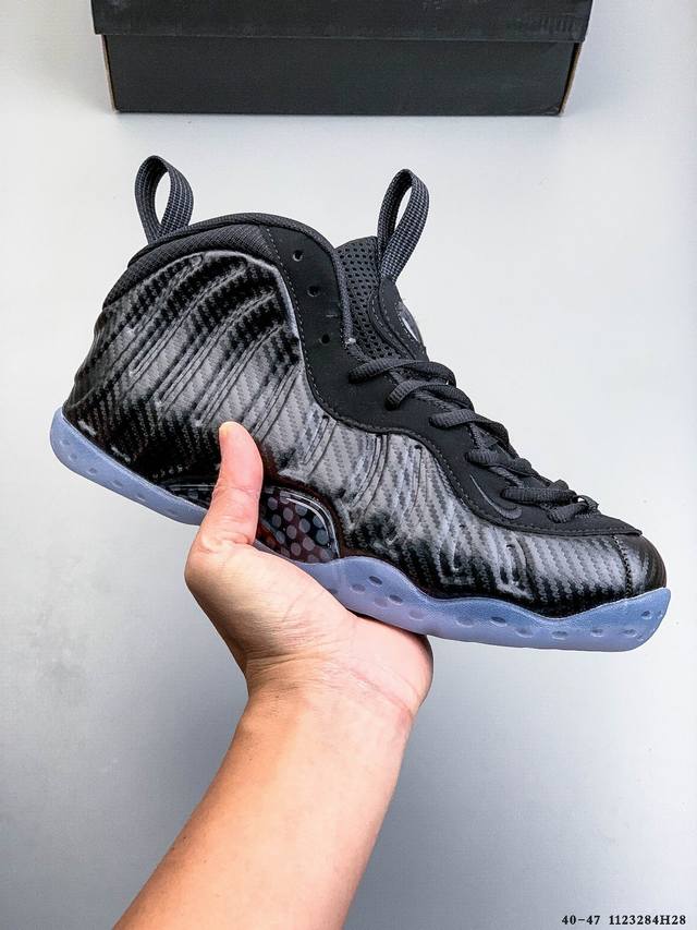 公司级！Nike 耐克 Air Foamposite pro 哈达威喷泡 双层Zoom植入 中底完美注胶篮球鞋 1123284H28