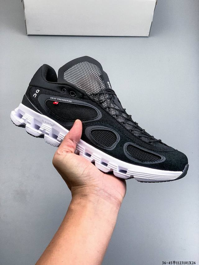 公司级！On昂跑 Running Cloud X Fka克劳德X系列低帮轻量舒适多功能休闲运动鞋 采用工程飞织网布组合再生聚酯纤维鞋面材质搭载独家隐藏速度中板