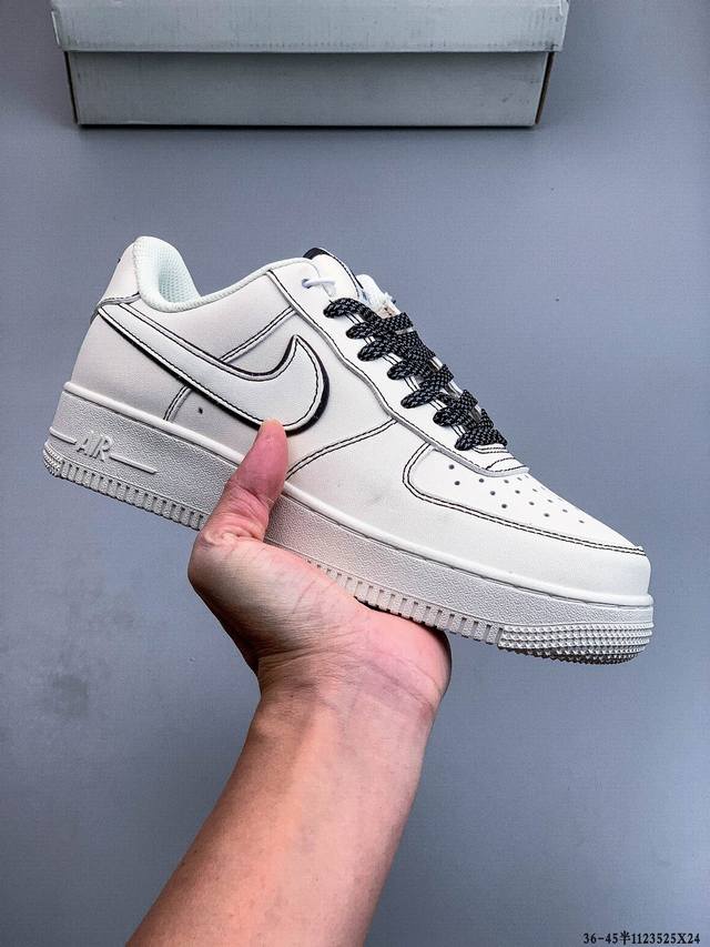 二层真标！耐克Nike Air Force 1 Low 空军一号低帮经典百搭休闲板鞋 1123525X24