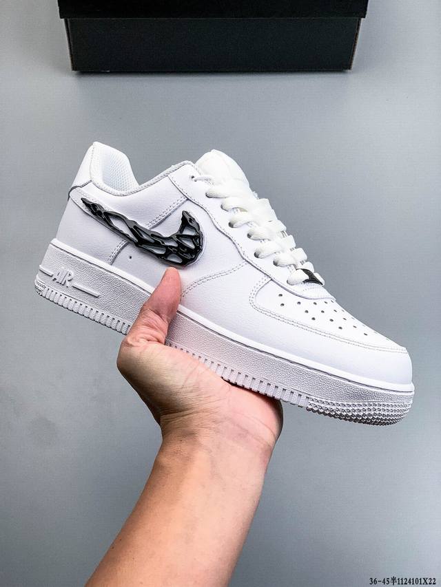 二层真标！耐克Nike Air Force 1 Low 空军一号低帮经典百搭休闲板鞋 1124101X22