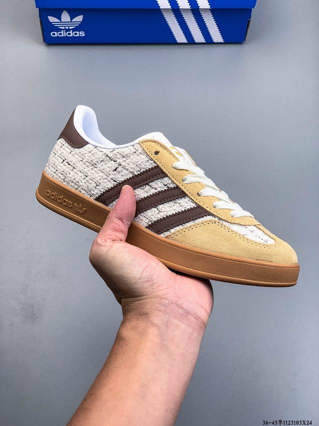 真标半码！阿迪达斯Adidas Gazelle 低帮复古百搭休闲运动板鞋 1123103X24