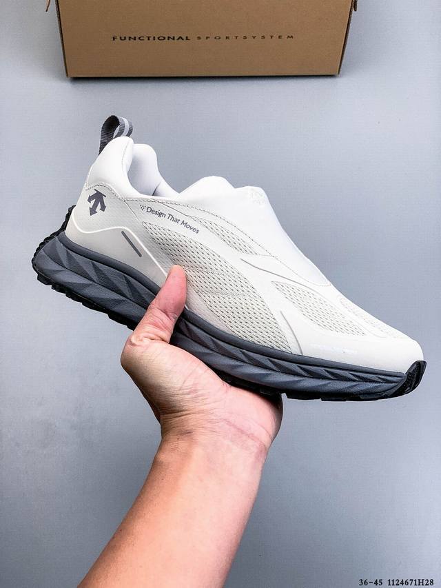 迪桑特Descente Terraind Slip-On 舒适柔软 防滑耐磨低帮 登山鞋 货号:Sq123Lcr31-Blko 1124671H28