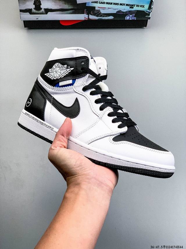 公司级头层！Air Jordan 1 Mid 乔1 潮流缓震运动休闲板鞋 原装头层皮革 内置缓震气垫 原鞋开模 拒绝公底 原汁原味 忠于原版 1124174H4