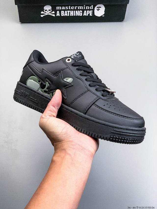 空军 Bape 潮流教父Nigo品牌 王源同款 Bape Sta “Tokyo”经典百搭休闲运动板鞋 经典猿人头设计 纯正版型 海玻璃鞋垫 内置全掌气垫 全套顶