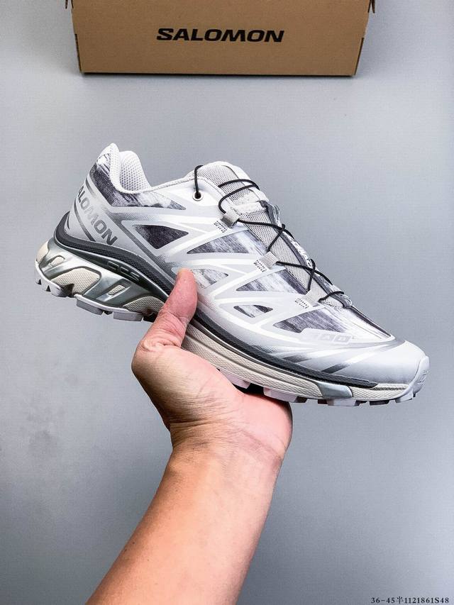 Salomon Xa pro Xt-6 Expanse 萨洛蒙户外越野跑鞋 鞋面采用Sensifit贴合技术 全方位贴合包裹脚型 鞋跟部鞋底牵引设计 提供强大的